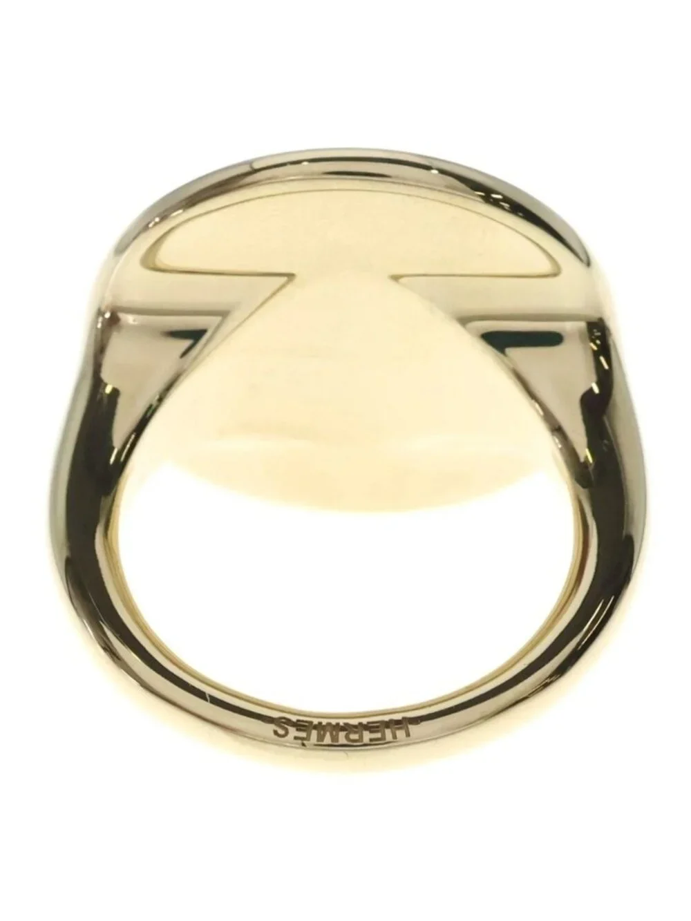 Hermes Lift Scarf Ring Gold
